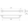 Laris Поручень Стандарт 500 (71401036) - зображення 2