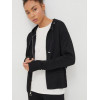 DKNY Толстовка на блискавці з капюшоном жіноча  Full Zip Greenwich H DP3J9299-BLK L Чорна (755404774872) - зображення 1