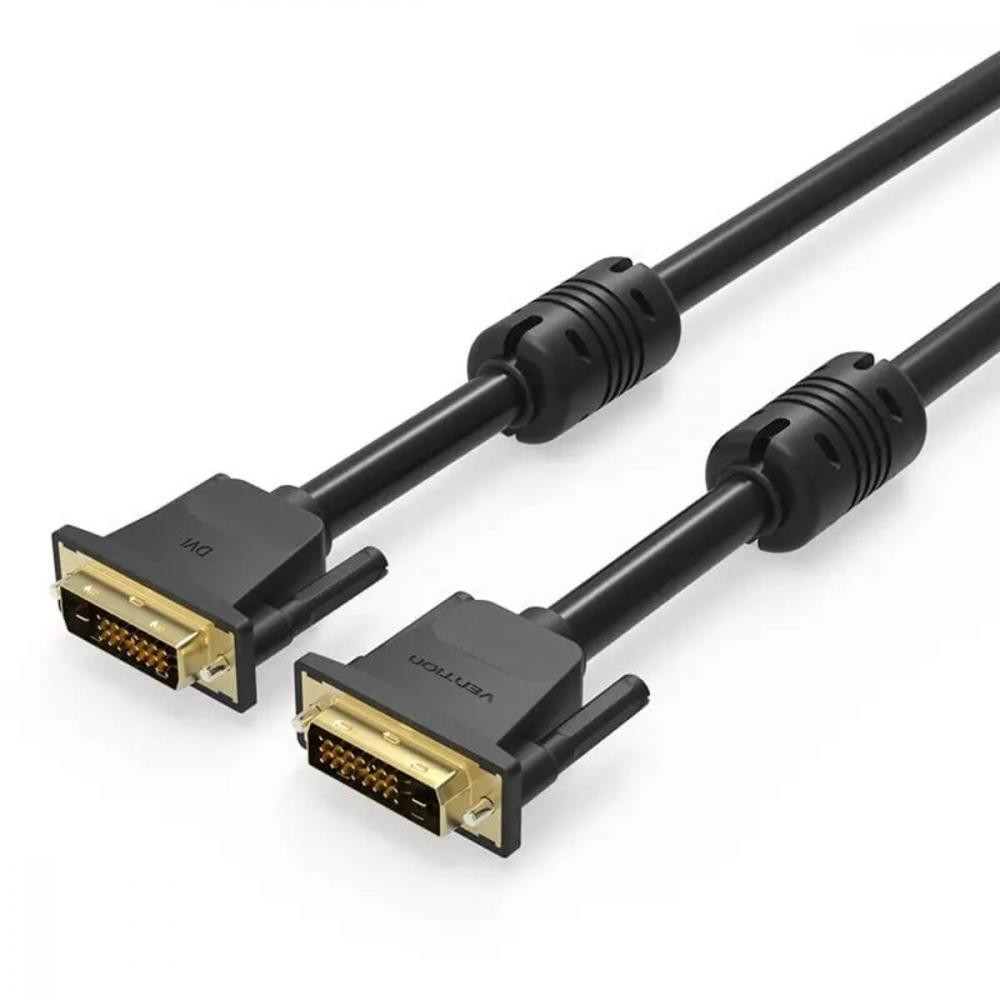 Vention DVI to DVI 1m Black (EAABF) - зображення 1