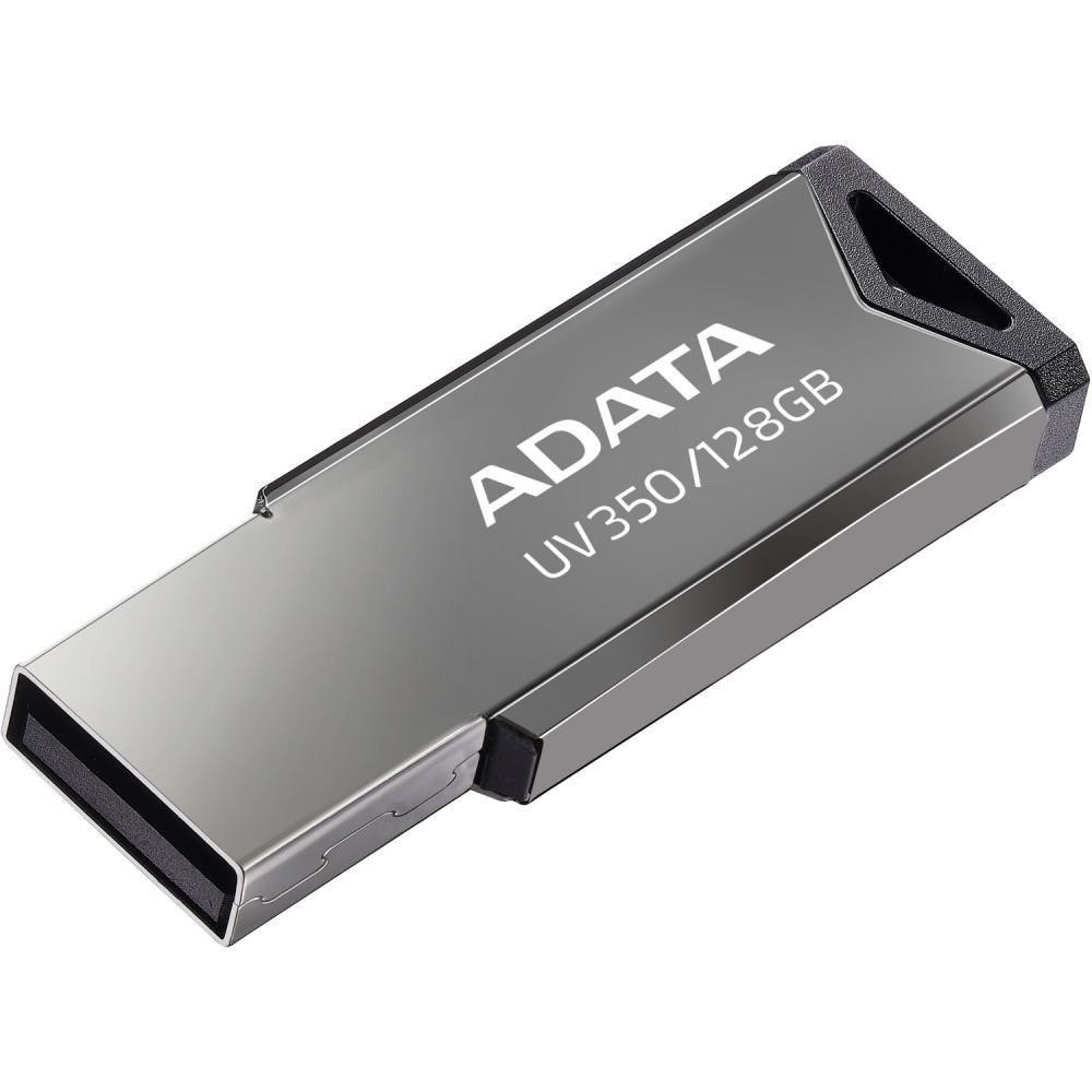 ADATA 128 GB UV350 Silver USB 3.2 (AUV350-128G-RBK) - зображення 1