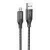 Borofone BX56 Delightful USB Type-A Lightning 2.4 A 1m Black - зображення 1