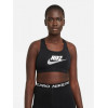 Nike Спортивный топ  W Nk Df Swsh Cb Futura Gx Bra DM0579-010 M Черный (195241990576) - зображення 1