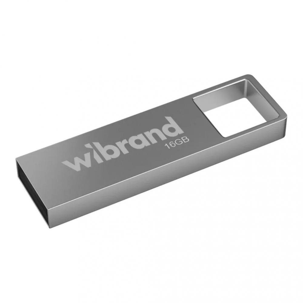 Wibrand 16 GB Shark USB2.0 Silver (WI2.0/SH16U4S) - зображення 1