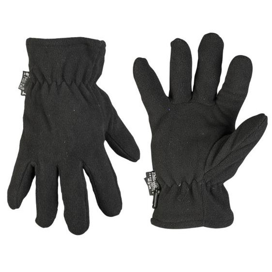 Mil-Tec FINGERHANDSCHUHE FLEECE THINSULATE SCHWARZ (12534002) (12534002-M) - зображення 1