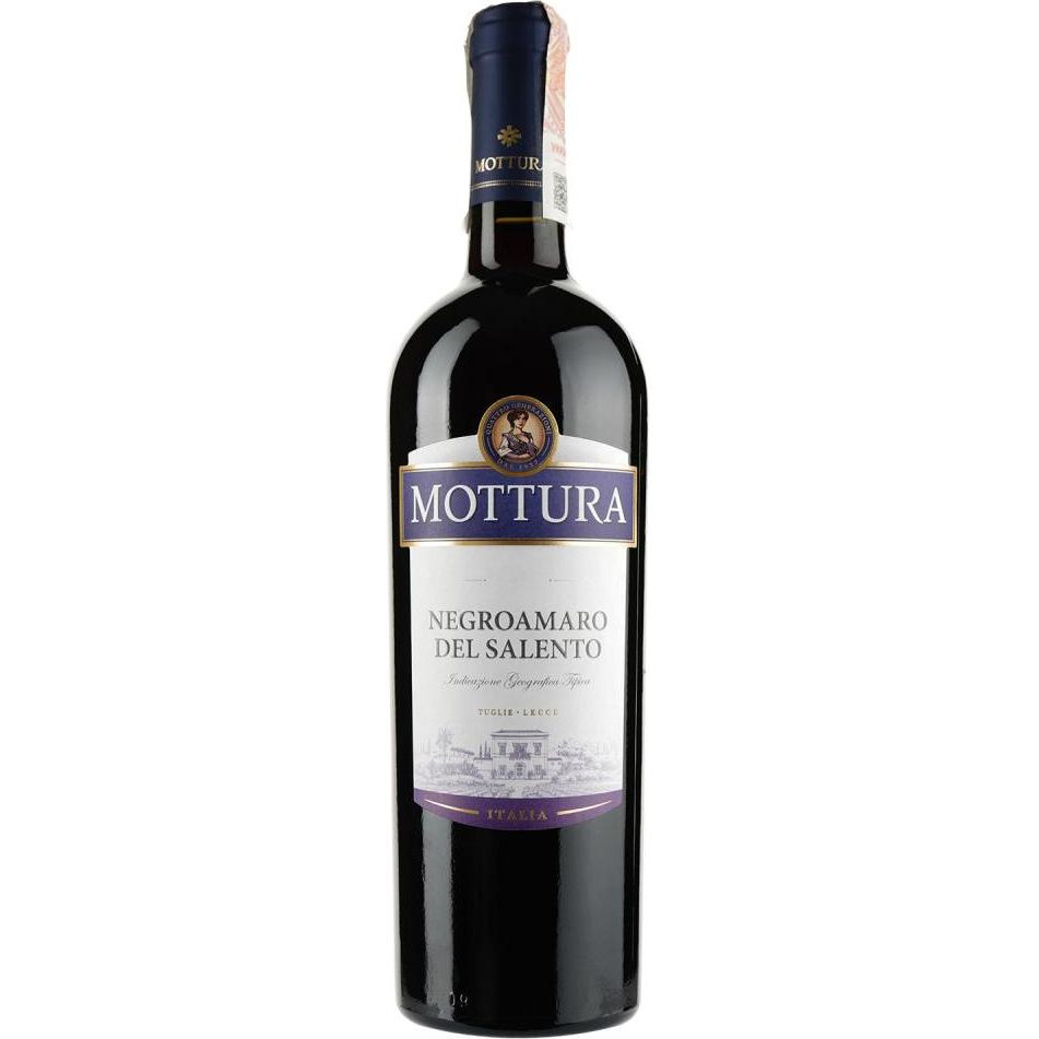 Mottura Вино  Negroamaro Del Salento Igt Vini Del Salento, червоне сухе 11-14.5%, 750 мл (8006853000763) - зображення 1