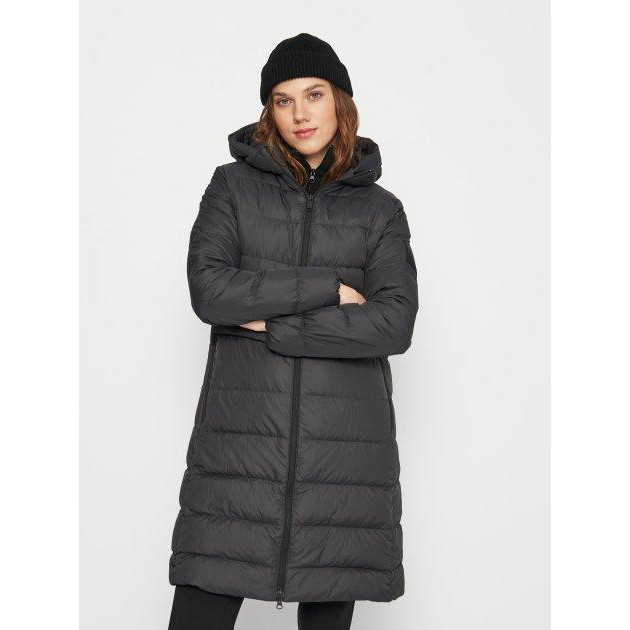 Jack Wolfskin Пуховик  Lenauplatz Coat W 1207471-6350 XS Темно-сірий (4064993900415) - зображення 1