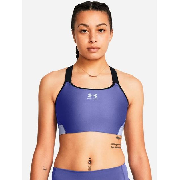 Under Armour Спортивний топ жіночий  Ua Hg Armour High 1379195-561 L Синій (196885761034) - зображення 1