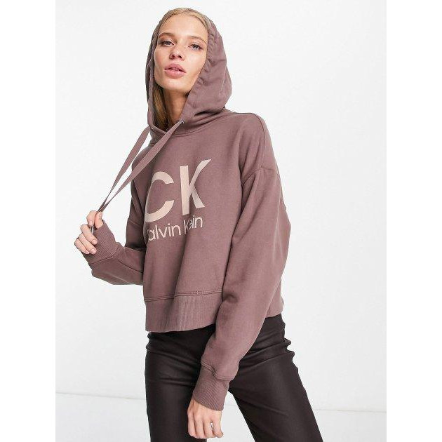 Calvin Klein Худі тепле оверсайз жіноче  662095001 XL Коричневе (1159782273) - зображення 1