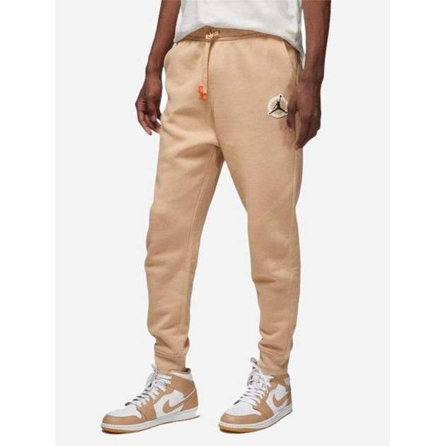 Nike Спортивні штани чоловічі  M Flt Mvp Hbr Flc Pant 2 DV7596-277 S Бежеві (196155369670) - зображення 1