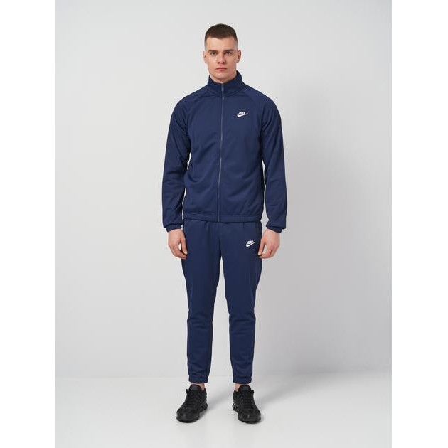 Nike Спортивний костюм чоловічий  M Nk Club Pk Trk Suit FB7351-410 2XL MIDNIGHT NAVY/WHITE (0196968260829 - зображення 1