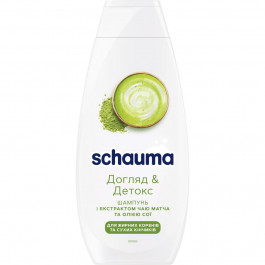   Schauma Shampoo 400 ml Шампунь Уход и Детокс для волос с жирными корнями и сухими кончиками (4015100306736)