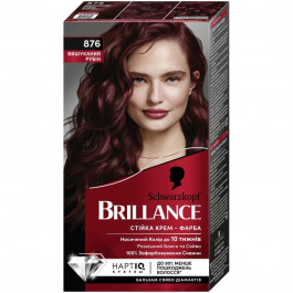   Schwarzkopf Краска  Brillance №876 изысканный рубин 160 мл