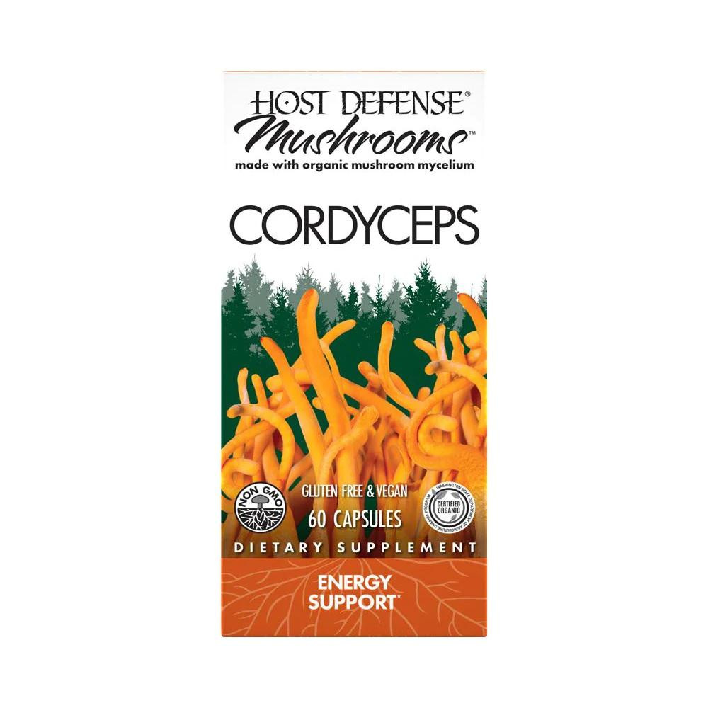 Fungi Perfecti Гриби кордицепс, підтримка вироблення енергії, Cordyceps, , 60 вегетаріанських капсул - зображення 1