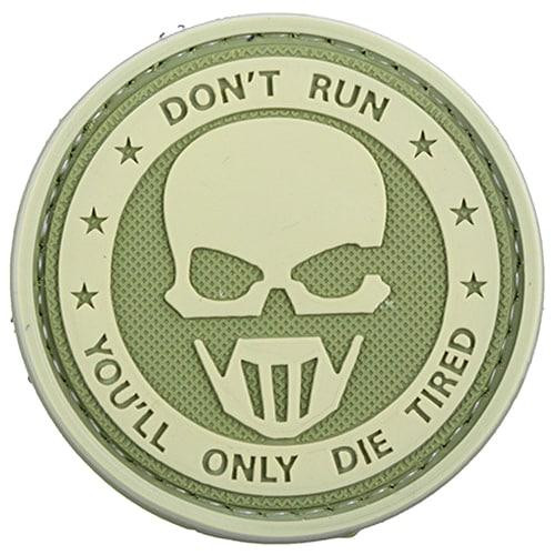 GFC Tactical 3D патч Don't Run Ghost - оливковий (1152203514(GFT-30-006384)) - зображення 1