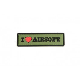   GFC Tactical 3D нашивка - I Love Airsoft (1152224379(GFT-30-027015))