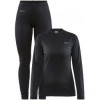 Craft Комплект жіночої термобілизни Core Dry Baselayer Set W XXXL Чорний - зображення 1