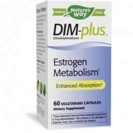   Nature's Way Метаболізм естрогенів, DIM-plus, Estrogen Metabolism, 60 вегетаріанс (NWY-14810)