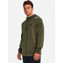   Under Armour Толстовка на флісі на блискавці чоловіча  Fleece Fz Hoodie 1373357-390 M Оливкова (196884244293)