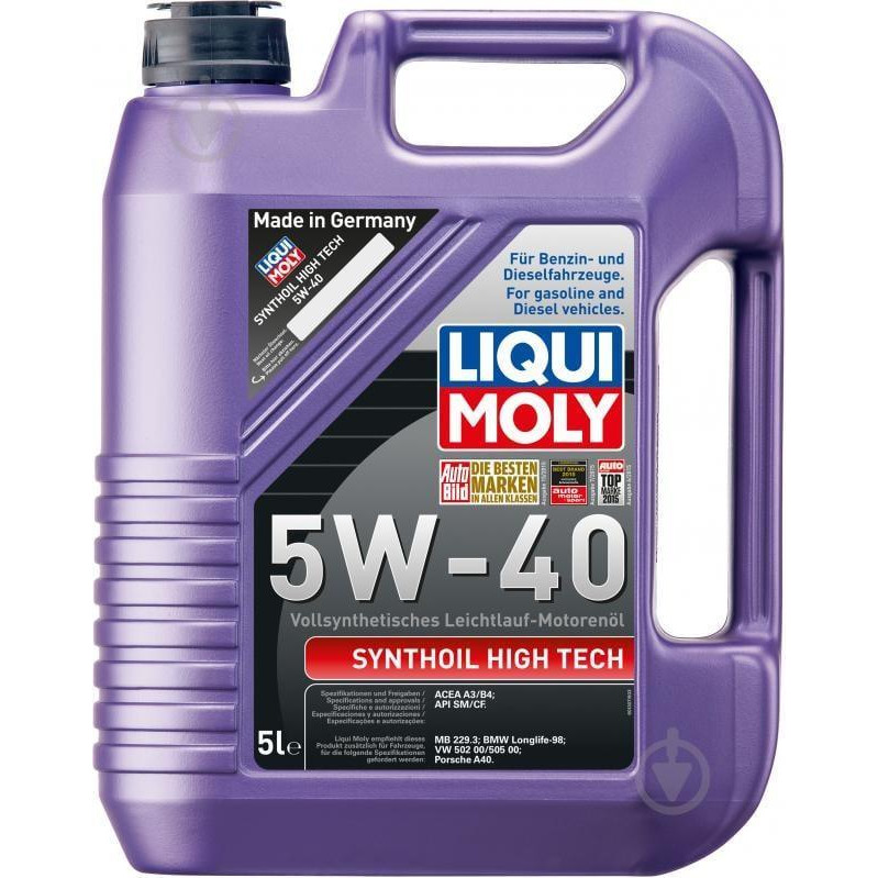 Liqui Moly Synthoil High Tech 5W-40 5л - зображення 1