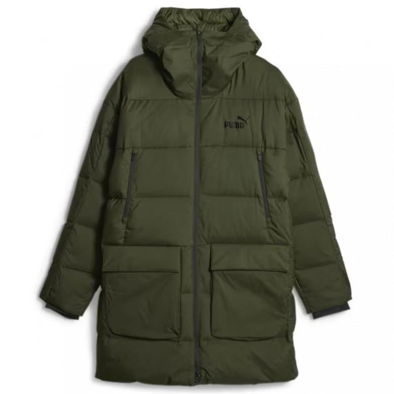 PUMA Оливковий чоловічий пуховик  Protective Hooded Down Coat 675378/31 - зображення 1