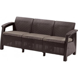   Allibert Corfu love seat max коричневий (3253929120770)