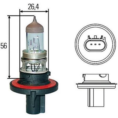 Hella H11 12V 60/55W (8GJ008837121) - зображення 1