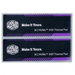   Cooler Master Thermal Pads M.2 SSD 60x18x0.5mm 2 in 1 kit (CMA-TNCLP2XXBK1-GL)