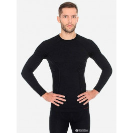   Brubeck Футболка с длинными рукавами  Active Wool LS12820 XXL Black (5902487024560)