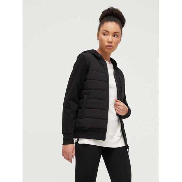 DKNY Толстовка на блискавці утеплена з капюшоном жіноча  Women'S Jacket DP3J9344-BLK L Чорна (75540432859 - зображення 1