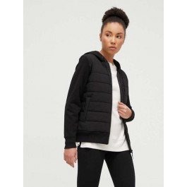   DKNY Толстовка на блискавці утеплена з капюшоном жіноча  Women'S Jacket DP3J9344-BLK L Чорна (75540432859