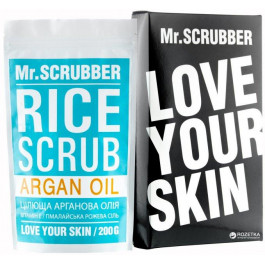   Mr. Scrubber Рисовый скраб для тела Argan Oil 200 g (4820200230085)