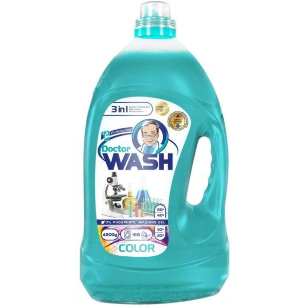 Doctor Wash Гель для стирки для цветных вещей 4,2 кг (4260637720283) - зображення 1