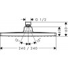 Hansgrohe Crometta E 240 1jet 26726670 - зображення 2