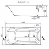 Cersanit Nao 140x70 (S301-247) - зображення 2