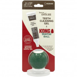   TropiClean Enticers Kong Dental Ball - Набор по догляду за ротовою порожниною (шарик, гель) 005891