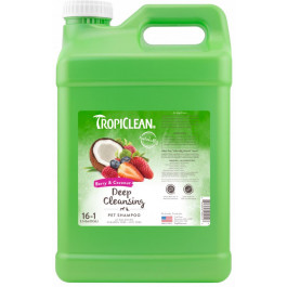   TropiClean (Тропиклин) Berry amp; Coconut - Шампунь с кокосом и ягодами для собак и кошек 9,5 л (900127)