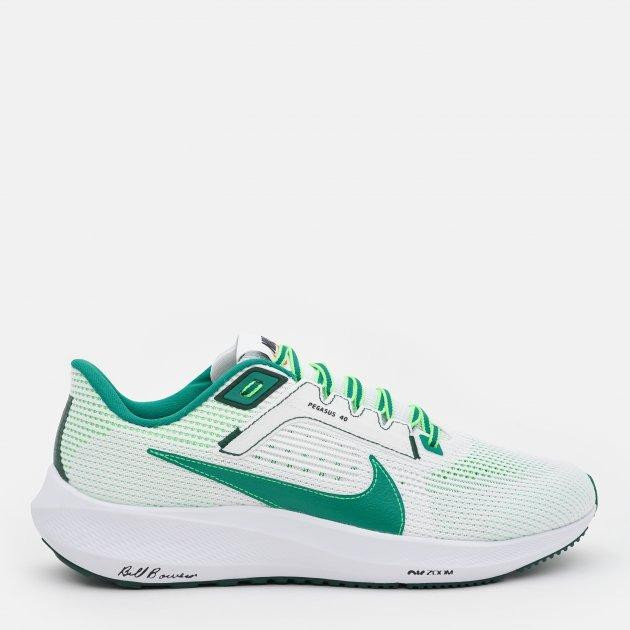 Nike Чоловічі кросівки для бігу  Air Zoom Pegasus 40 Prm FJ0329-100 40.5 (7.5US) 25.5 см White/Malachite- - зображення 1