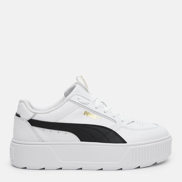 PUMA Женские кеды низкие  Karmen Rebelle 38721202 39 (6UK) 25 см  White- Black (4065449361026) - зображення 1