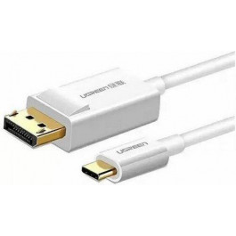   UGREEN USB-C to DisplayPort 1.5m White (40420)