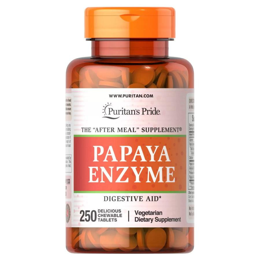 Puritan's Pride Papaya Enzyme 250 таб - зображення 1