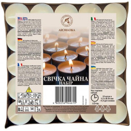   Aromatica Набір  Tea Lights 25 pcs in Set Свічка чайна 25 шт (4820256944615)