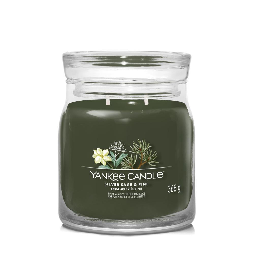 Yankee Candle Ароматична свічка  Silver Sage & Pine Medium (1630027E) - зображення 1