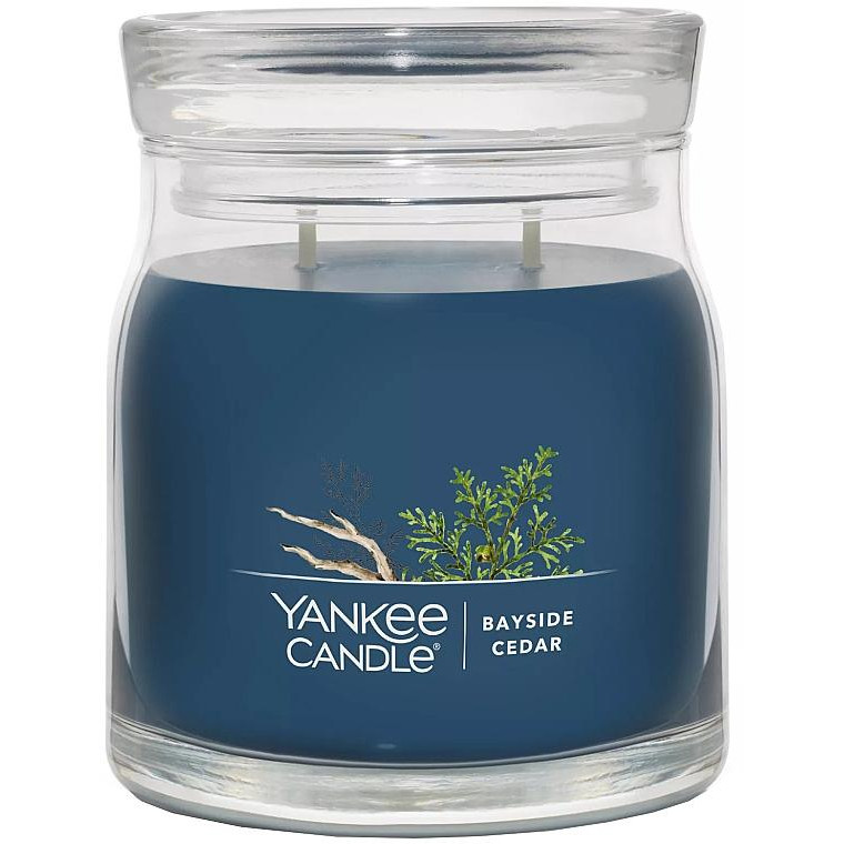 Yankee Candle Ароматична свічка  Bayside Cedar Medium (1630014E) - зображення 1