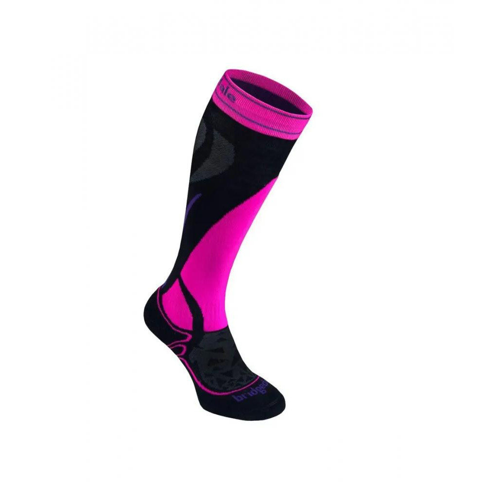 Bridgedale Шкарпетки  Ski MW Wmn Black/Pink M (1053-710638.077.M) - зображення 1