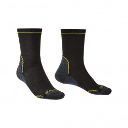   Bridgedale Шкарпетки  Lightweight Coolmax® Performance Boot Black/Lime M (1053-710132.137.M)