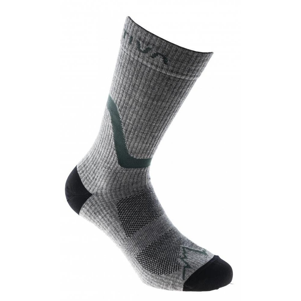 La Sportiva Шкарпетки  Hiking Socks Grey/Green M  (1052-69F900713 M) - зображення 1