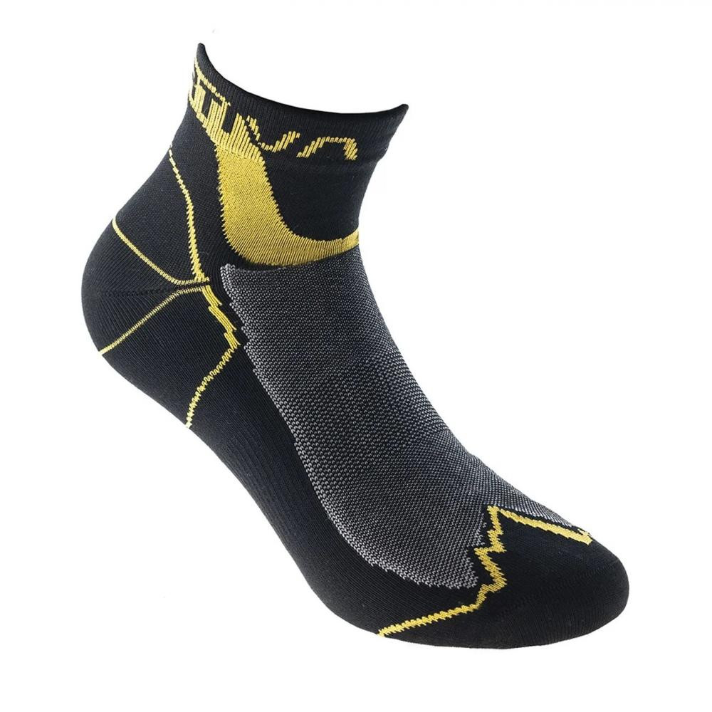 La Sportiva Шкарпетки  Traverse Socks Black/Yellow M  (1052-69G999100 M) - зображення 1