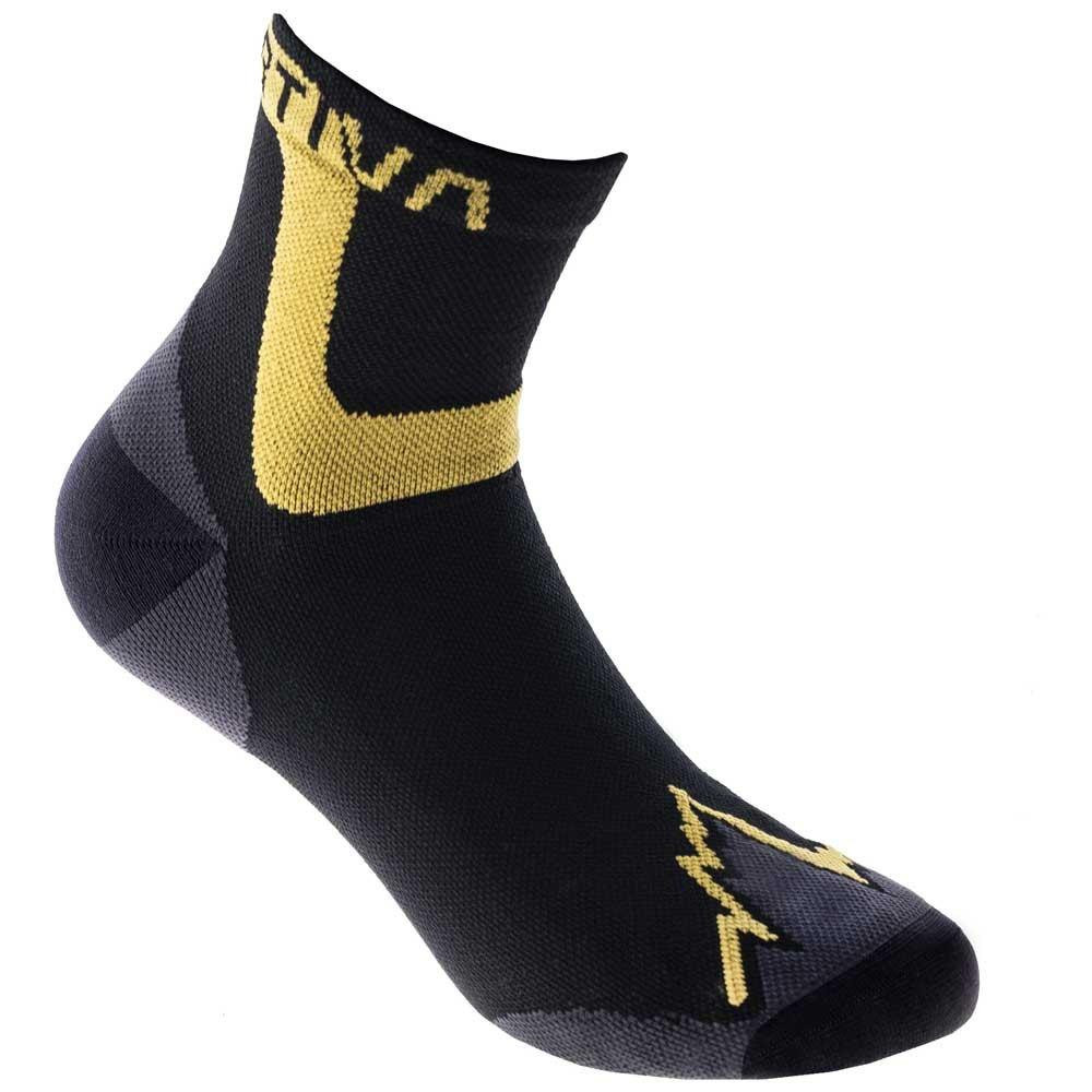 La Sportiva Шкарпетки  Ultra Running Socks Black/Yellow L  (1052-69C999100 L) - зображення 1