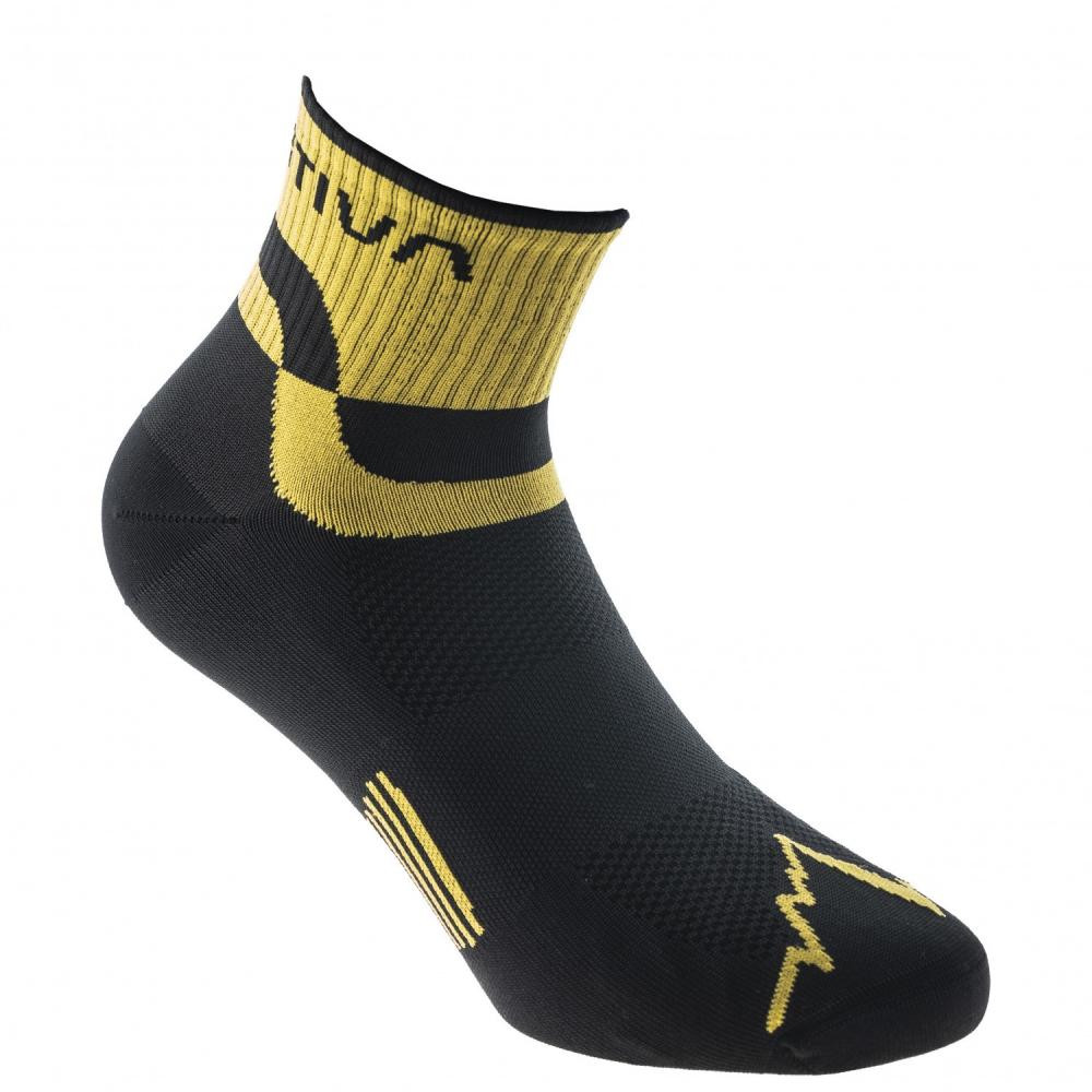 La Sportiva Шкарпетки  Trail Running Socks Black/Yellow S  (1052-69B999100 S) - зображення 1