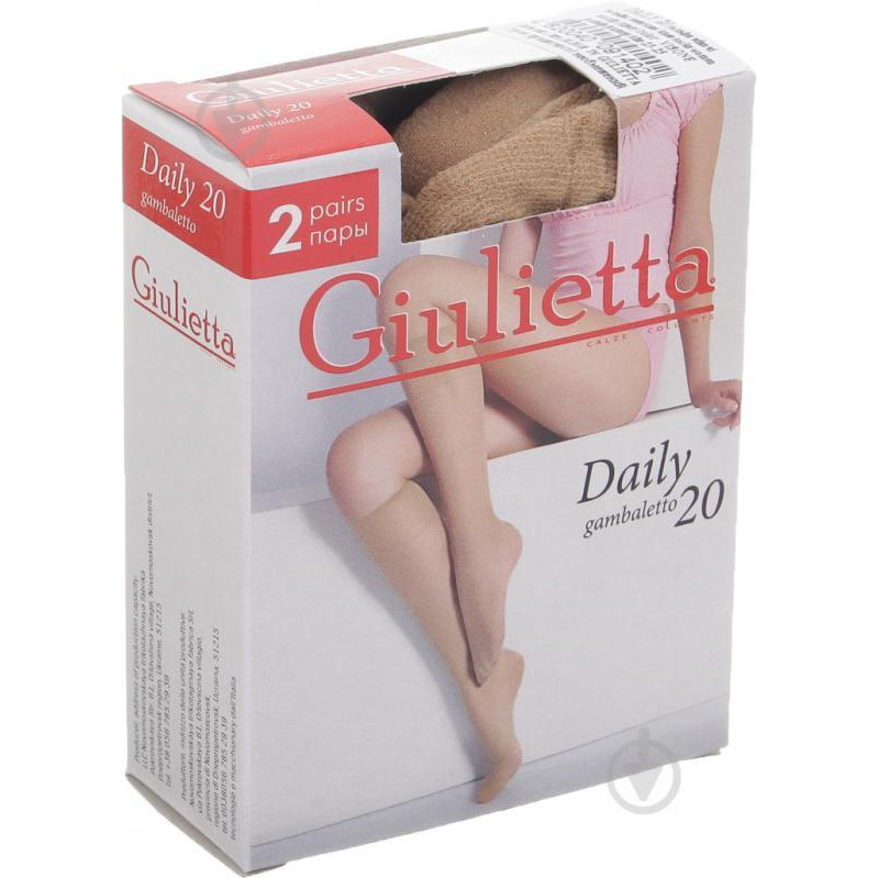 Giulietta Гольфи жіночі  Daily 20 р.one size Visone 2 шт. - зображення 1